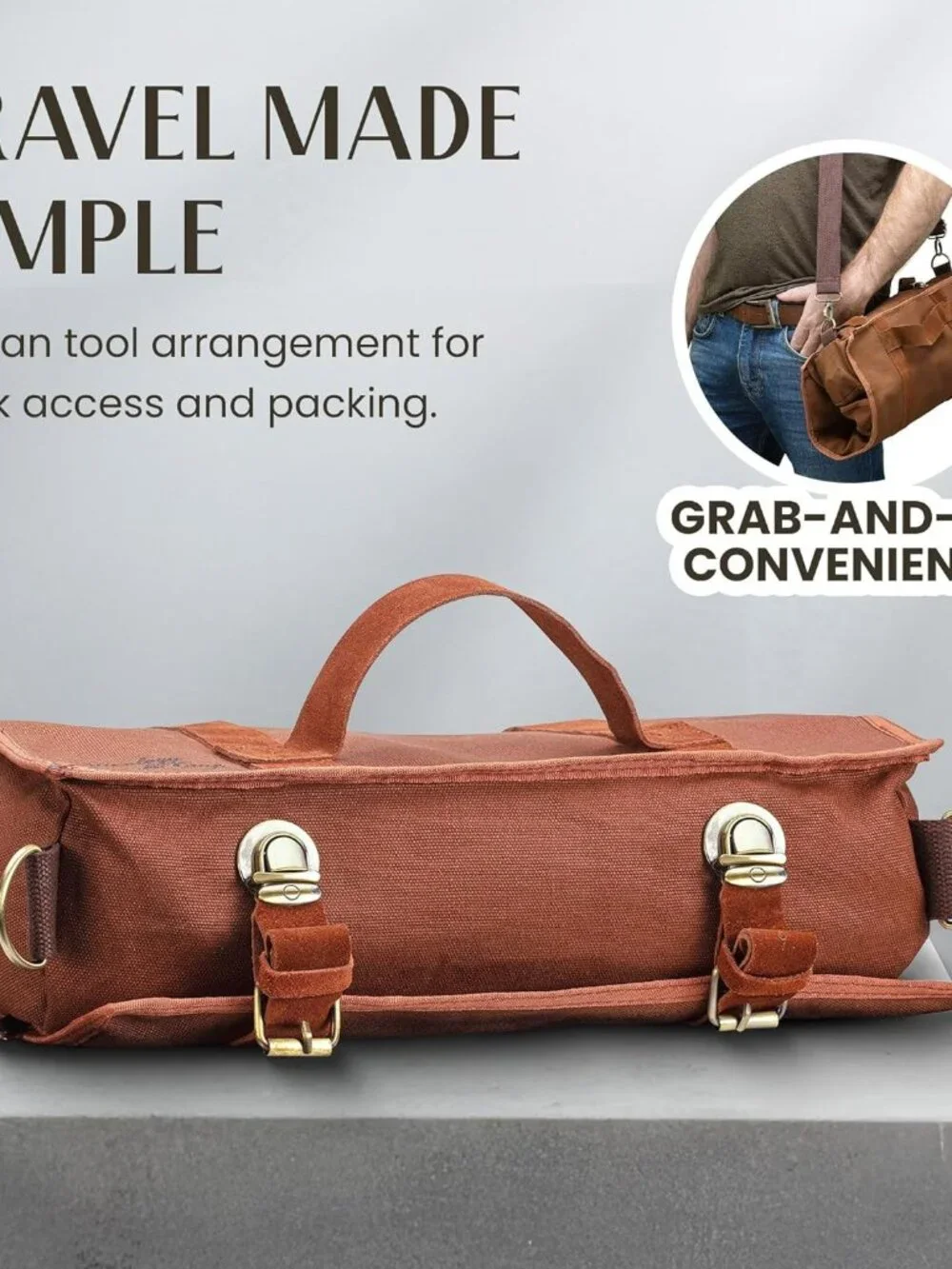 Travel Bartender Kit Bag | 17-Piece Bar Tool Set with Tote Bag & Shoulder Strap